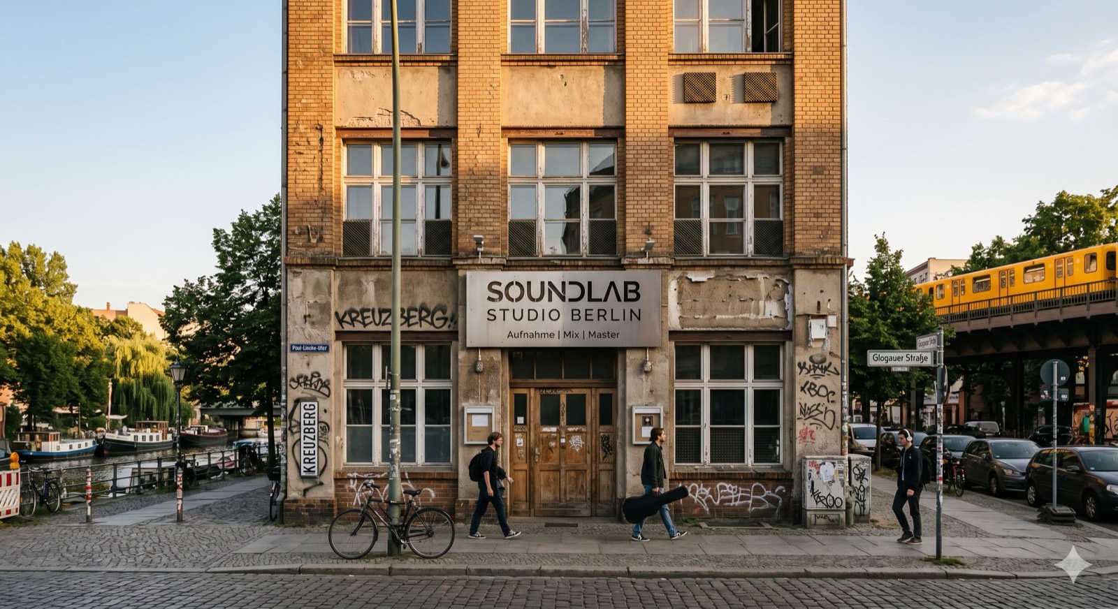 SoundLab Studios, Studiogebäude in Berlin-Kreuzberg am Kanal